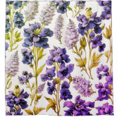 Prachtige bloemen douchegordijn (Voorkant)