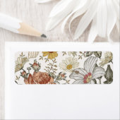 Prachtige bloemen etiket (Insitu)