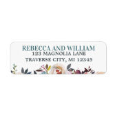 Prachtige bloemen - Etiket voor het lenteverbinden (Voorkant)