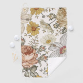 Prachtige bloemen golfhanddoek (Insitu)