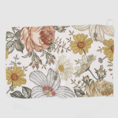 Prachtige bloemen golfhanddoek (Horizontaal)
