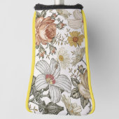 Prachtige bloemen golfheadcover (Draai 90)