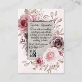 Prachtige bloemen informatiekaartje