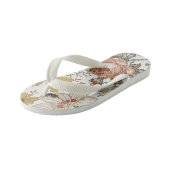 Prachtige bloemen kinder teenslippers (Schuin)
