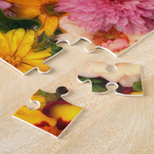 prachtige bloemen legpuzzel (Zijkant)