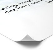 Prachtige bloemen Life Celebration Fotobegrafenis Poster (Hoek)