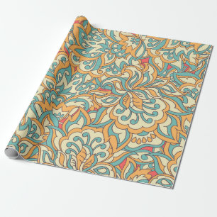 prachtige bloemen naadloos patroon. florale vintag cadeaupapier