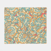 prachtige bloemen naadloos patroon. florale vintag fleece deken (Voorkant (Horizontaal))