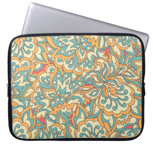 prachtige bloemen naadloos patroon. florale vintag laptop sleeve