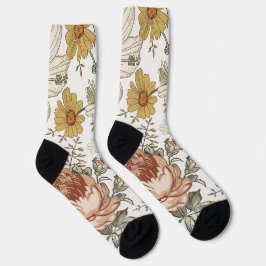 Prachtige bloemen sokken