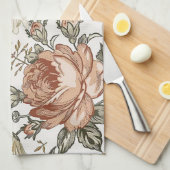 Prachtige bloemen theedoek (Quarter Fold)