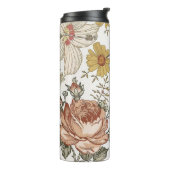 Prachtige bloemen thermosbeker (Gedraaid links)