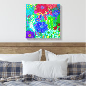 Prachtige bloemencanvas kunst canvas afdruk (Insitu (Slaapkamer))