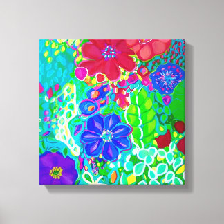Prachtige bloemencanvas kunst canvas afdruk