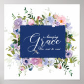 Prachtige bloemengrace   poster (Voorkant)