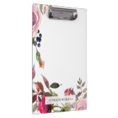 Prachtige Bloemengrens en Naam Klembord (Rechts)