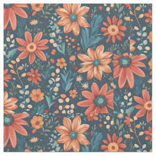 Prachtige bloemeninspiratie stof