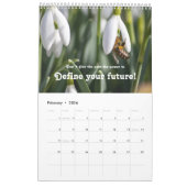 Prachtige bloemenkalender en motivatie quotes kalender (Feb 2026)