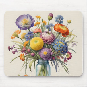 Prachtige bloemenmousepad muismat