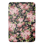 Prachtige bloemenpatroon Rozen met groen gebladert Badmat (Voorkant Verticaal)