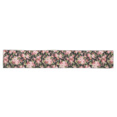 Prachtige bloemenpatroon Rozen met groen gebladert Lange Tafelloper (Horizontaal)