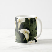 Prachtige bloemenschoonheid, Calla Lily Floral des Koffiemok (Voorkant rechts)