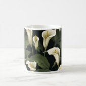 Prachtige bloemenschoonheid, Calla Lily Floral des Koffiemok (Center)