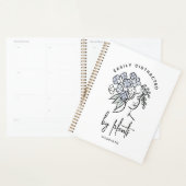 Prachtige bloementuinplannen Schattige gepersonali Planner (Display)