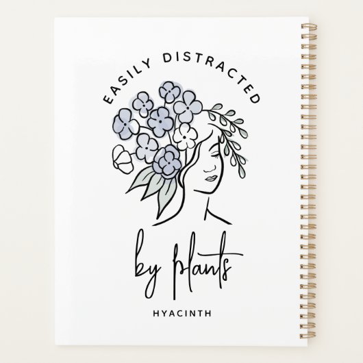 Prachtige bloementuinplannen Schattige gepersonali Planner (Achterkant)