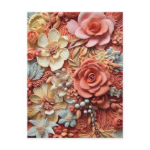 Prachtige bloemige Victoriaans elegante bloemen