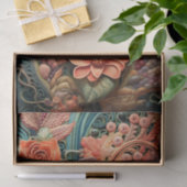 Prachtige bloemige Victoriaans elegante  bloemen Tissuepapier (Geschenk)