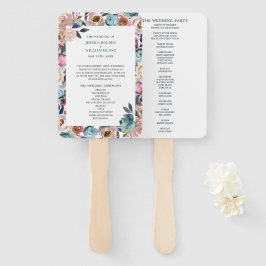 Prachtige Blooms Floral Spring Wedding Ceremony Pr Handwaaier