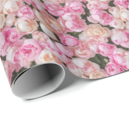 Prachtige Blozen Rozen Gift Wrap Cadeaupapier