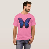 Prachtige Blue Morpho Butterfly T-shirt (Voorkant volledig)