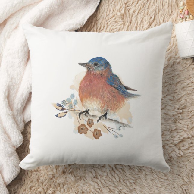 Prachtige Bluebird Home Decor Kussen (Deken)