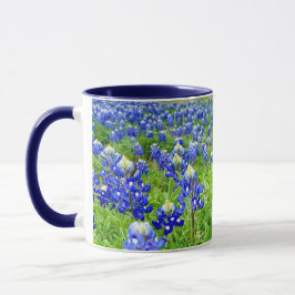Prachtige Bluebonnets Texas Fotografie Mok