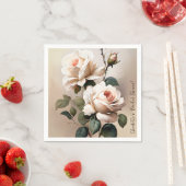 Prachtige Blush Beige Olie Roze Bruiloft Feest Servet (Insitu)