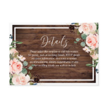 Prachtige Blush Flowers & Rustic Wood Wedding