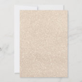 Prachtige Blush & Gold betoverde Quinceanera Kaart (Achterkant)