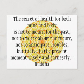 Prachtige boeddhistische prijsopgave met Vibrant M Briefkaart