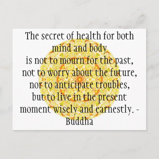 Prachtige boeddhistische prijsopgave met Vibrant M Briefkaart (Voorkant)