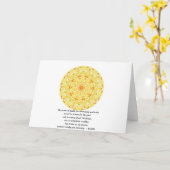 Prachtige boeddhistische prijsopgave met Vibrant M Kaart (Gele Bloem)