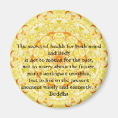 Prachtige boeddhistische prijsopgave met Vibrant M Magneet (Voorkant)