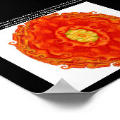 Prachtige boeddhistische prijsopgave met Vibrant M Poster (Hoek)