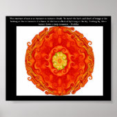 Prachtige boeddhistische prijsopgave met Vibrant M Poster (Voorkant)