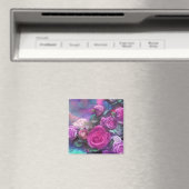 Prachtige boeket van rozen magneet (Insitu (Vaatwasser))