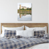 Prachtige Boerderij uit de Pond Canvas Afdruk (Insitu (Slaapkamer))