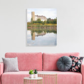 Prachtige Boerderij uit de Pond Canvas Afdruk (Insitu (Woonkamer))