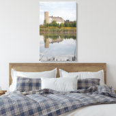 Prachtige Boerderij uit de Pond Canvas Afdruk (Insitu (Slaapkamer))