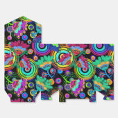 Prachtige Boho Batik Helder en Bold Bedankdoosjes (Ongevouwen)